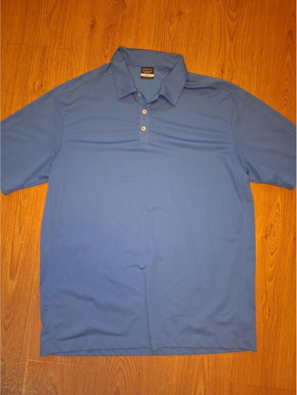 Nike Golf Dri Fit Polo Shirt Mens XXL Blue